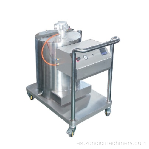 Secadora vertical de la alimentación de la partícula de la partícula de la cama fluidizada